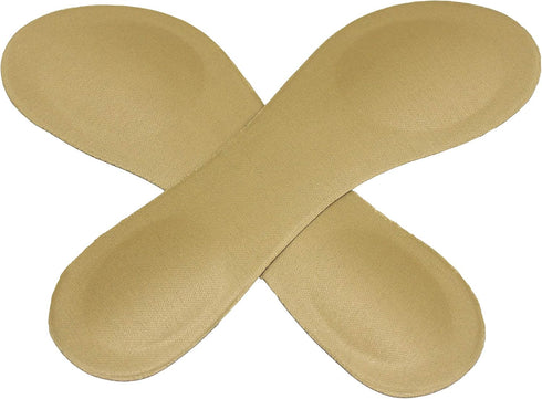 Happystep 3/4 Length Women Thin Shoe Insoles for High Heels, Cushion for Heel and Ball of Foot, 4 Pairs