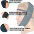 Post Surgery Chin Compression Garment, Chin Strap Band, Face Lift Kit, Chin Lift, Face Slimmer (Black)