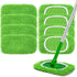 Reusable Microfiber Mop Pads Compatible with Swiffer Sweeper, 8 Pack Dry Sweeping & Wet Mopping Cloths