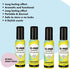 Pre Poop Spray - 4 Pack Natural Pre Poo Toilet Spray for Bathrooms, Trap Odors & Eliminate Embarrassment, 2oz Travel Size Pre Poo Air Freshener Spray (Lemon Bergamot)