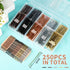Teenitor Bobby Pins - 250 Count Brown Bobby Pins for Women Girls with Storage Box