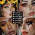 UCANBE Orange Eyeshadow Makeup Palette, 15 Colors Vibrant Shimmer Matte Glitter for Fall Cosplay