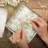 Whaline 100 Sheets Elegant Floral Tissue Paper, Green Flower Gift Wrapping Paper for Spring Wedding and Baby Shower