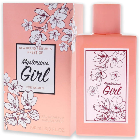 New Brand Perfumes Mysterious Girl Women EDP Spray, 3.3 oz