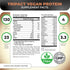 TRIPACT Vegan Protein Powder - 20 Servings - Chocolate Peanut Butter with Organic Pea Protein, BCAAs & Glutamine