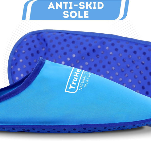 Pack Pack 1 Gel Ice Slippers - Hot & Cold Therapy for Neuropathy Relief & Foot Care, Cooling Gel Comfort for Swollen