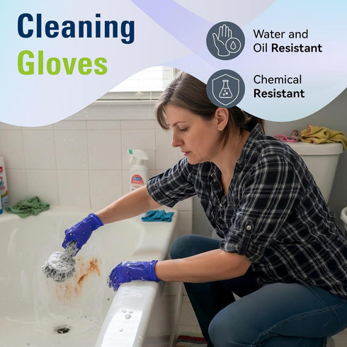 SWIFTLITE Disposable Nitrile Gloves, Food Safe, Latex-Free Powder-Free, Kitchen Rubber Gloves for Cooking and Cleaning