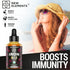 Liquid Iron Supplement for Women & Men - 2 Fl Oz - with Vitamin B12 5000mcg, Natural Grape Flavor, Blood Builder for