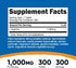 Nutricost L-Arginine 1000mg Amino Acid Tablets, 300 Tablets