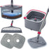 Heavy Duty Square Spin Mop for Floor Cleaning, Separate Compartment for Clean