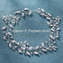 JAKAWIN Bride Rhinestone Wedding Hair Piece Silver Crystal Bridal Updo Hair Vine Accessories for Women
