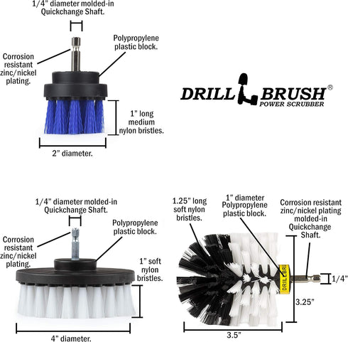 Drillbrush Pet Hair Remover Brush Lint Roller Alternative Car Carpet Pet Hair Lifter and Lint Remover