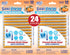 SANI 360° Sani Sticks Drain Cleaner and Deodorizer, 24 Count, Orange Scent, Safe for Sinks and Septic Tanks