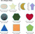 ODOXIA Sensory Mats for Autistic Children | Sensory Tiles for Kids | Sensory Wall Panel | Sensory Mats (Shapes) |