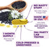 Black Seed Oil Capsules | Cold Pressed 1500mg for Joints, Immune Support & Antioxidants, 90 Caps