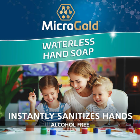 Alcohol Free Hand Sanitizer and Waterless Foaming Antibacterial Soap, Kills 99.9% of Germs, 4 Fl Oz