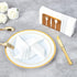 Vplus 150 PACK Guest Towels Disposable Bathroom - Decorative Soft Absorbent Paper Hand Towels for Dinners, Kitchen,