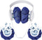 Neck Cooler for Hot Weather - Reusable Ice Pack Neck Cooling Device for Pain Relief (White Blue)