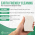 6 Pack Natural Kitchen Sponges, Compostable White Cellulose & Organic Coconut Scrubber for Washing Dishes