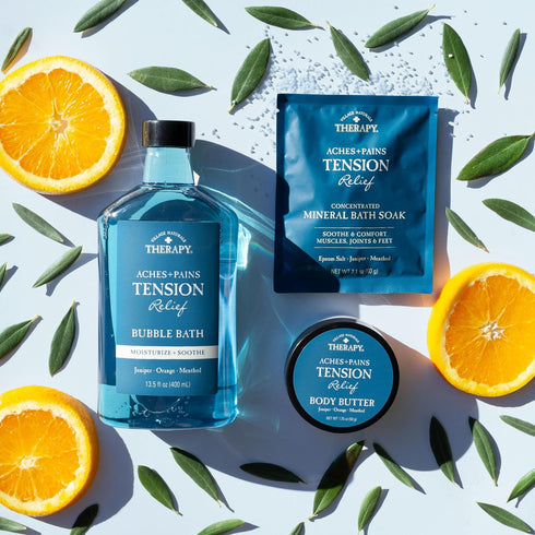 Village Naturals Therapy 3-Piece Wellness Spa Gift Set, Cedar Citrus Scent for Relaxation
