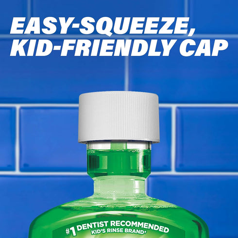 ACT Kids Anticavity Fluoride Rinse, Wild Watermelon, 16.9 fl. oz., Alcohol Free, Accurate Dosing Cup