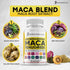 JB Wellness Co 60 Count Ashwagandha Maca Root, Fenugreek Supplement with Tongkat Ali Ginseng - Assists with Mood