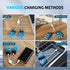 LP 9V Rechargeable Battery Pack, 2-Pack 800mAh Li-ion USB Battery with Micro USB Charging Port for Alarms, Toys,