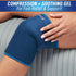 Miracle Knee Relief Gel-Infused Compression Wrap - 360-Degree Support for Women & Men, Ultra-Soothing Cooling Gel