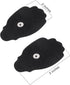 Pack of 20 (10 Pairs) Large TENS Unit Electrode Pads, Reusable Self-Adhesive Replacement Massage Pads