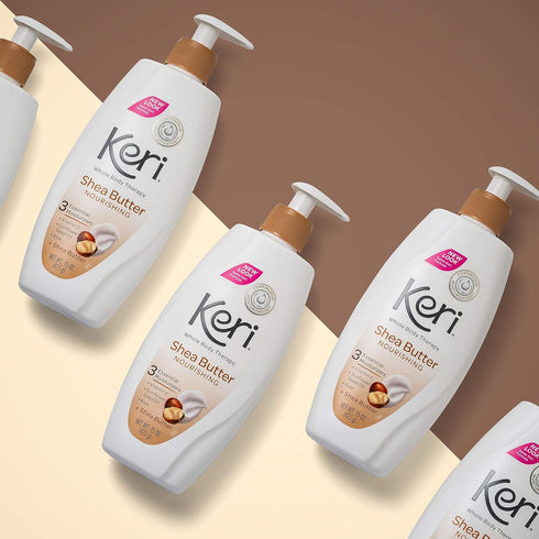 Keri Nourishing Shea Butter Body Lotion, 15 Ounce for Hydration