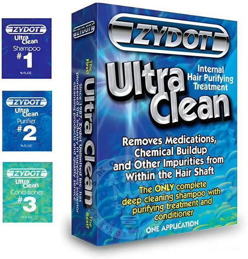 Zydot Ultra Clean Detox Shampoo Kit for Detoxing, Near Instant Cleansing and Toxin Removal of Hair Follicle
