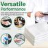 24 Pack 16x19 Bar Mop Towels, White Absorbent Cotton Kitchen Towels for Home, Restaurant, Bar Glass Cleaning - 30 oz