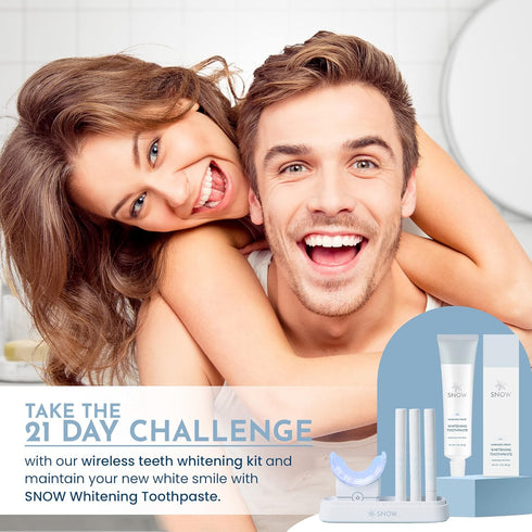 Snow Nanohydroxyapatite Whitening Toothpaste with Kaolin & Xylitol for Adults - Oral Care