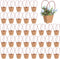 hidyuuoo 30 Pcs Paper Bouquet Holder with Handle - Flower Holder & Flower