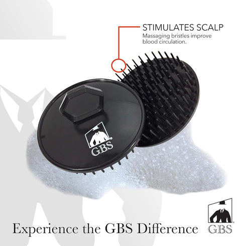 G.B.S Shower Shampoo Massage Brush No.100 in Black
