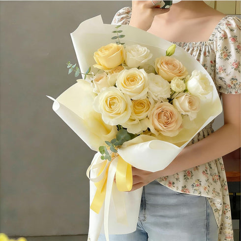 YDJIANCAI 20 Sheets Flower Wrapping Paper - Waterproof Gift Wrap Sheets For Fresh Flowers, Bouquets, Crafts