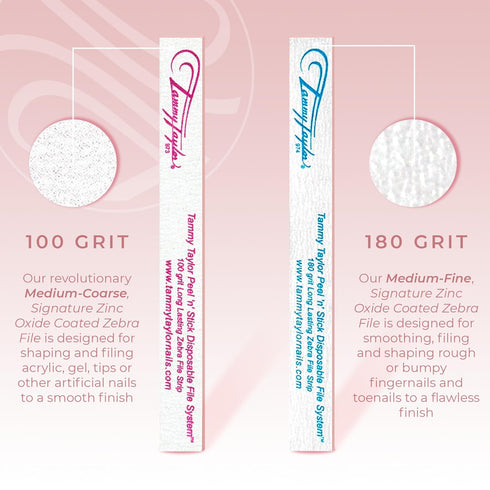 Tammy Taylor 100 Grit Nail File for Acrylic Nails - Electric Nail Drill Coarse Shaper, Professional Manicure Tools