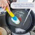 Scrub Daddy Dish Daddy Dish Wand & Refill Heads, Soap Dispensing Dish Brush, Texture Changing Washing Up Sponge