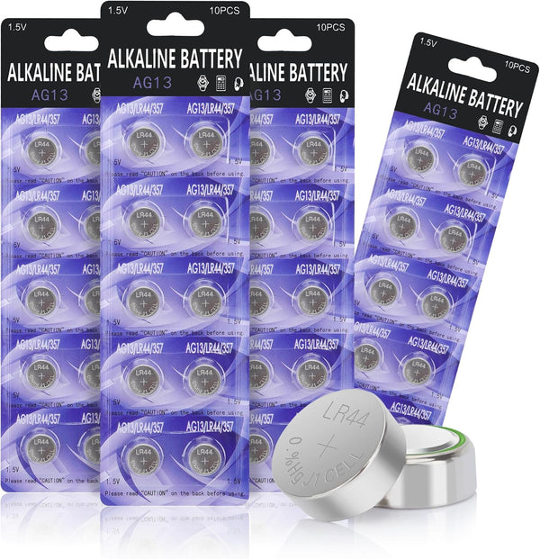 kunying LR44 Batteries LR44 Button Cell Battery 40 Pack,LR44 AG13 357 303 SR44