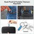 Small Pill Case Keychain, Portable Waterproof Titanium Pocket Organizer for Travel
