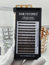 Lash Eyebrow Extensions, Brown, Thickness 0.10 mm, Length 5/6/7/8MM Mixed Sizes, One Tray