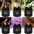 Nuo Cai Duo Sets 6 Pack Sets Scented Candles Gift for Men, Soy Candles for Home Scented, Dad Gifts for Fathers Day