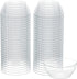 R-kay 6 Oz Clear Plastic Bowls, 50 Pack Disposable Heavy Duty Bowls for Ice Cream, Dessert, Salsa, Party