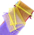 Honbay 24-Pack Sheer Organza Wine Bottle Gift Bags with Drawstring for Elegant Decoration