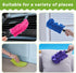 Zubebe 12 Pcs Duster Refill Fleece Pads, Reusable Cleaning Duster for Ceiling Fan Hardwoods Window Kitchen Floor