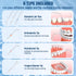 Cordless Water Dental Flosser for Teeth, 350ML Portable Irrigator with 5 Modes, IPX7 Waterproof