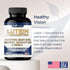 Lutein and Zeaxanthin Supplements for Eye Health with Astaxanthin, Omega 3, Resveratrol, Bilberry, Lycopene, Quercetin