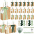 Motipuns 50 Sets Wedding Bags for Guests Bulk Sage Green Wedding Welcome Gift