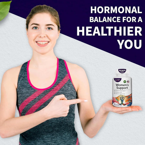 Womens Support Supplement- Natural Hormone Regulation- Menopause Support Supplement- Estrogen Rich Supplement- Active