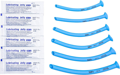 LINE2design Kit-6 Packets Pack 6 Nasal Airway Medical Nasopharyngeal Management Trauma Airways - First Aid Emergency